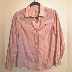 Vineyard Vines light pink button down shirt